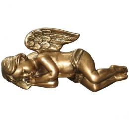 ANGEL LYING, SYNTHETIC MARBLE LEATHER FINISH